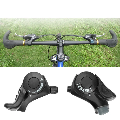 2 STCK. 3x7 21 Gang MTB Mountain Road Fahrrad Schaltuhr Fahrrad Daumengang Schaltset USA - Bild 3 von 12