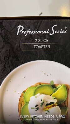 Professional Series Wide Two Slice Toaster