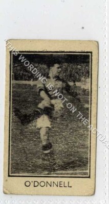 (Gb4577-515) Sport Photos Smashers 1st, Footballers #37 O'Donnell Partick 1948 G