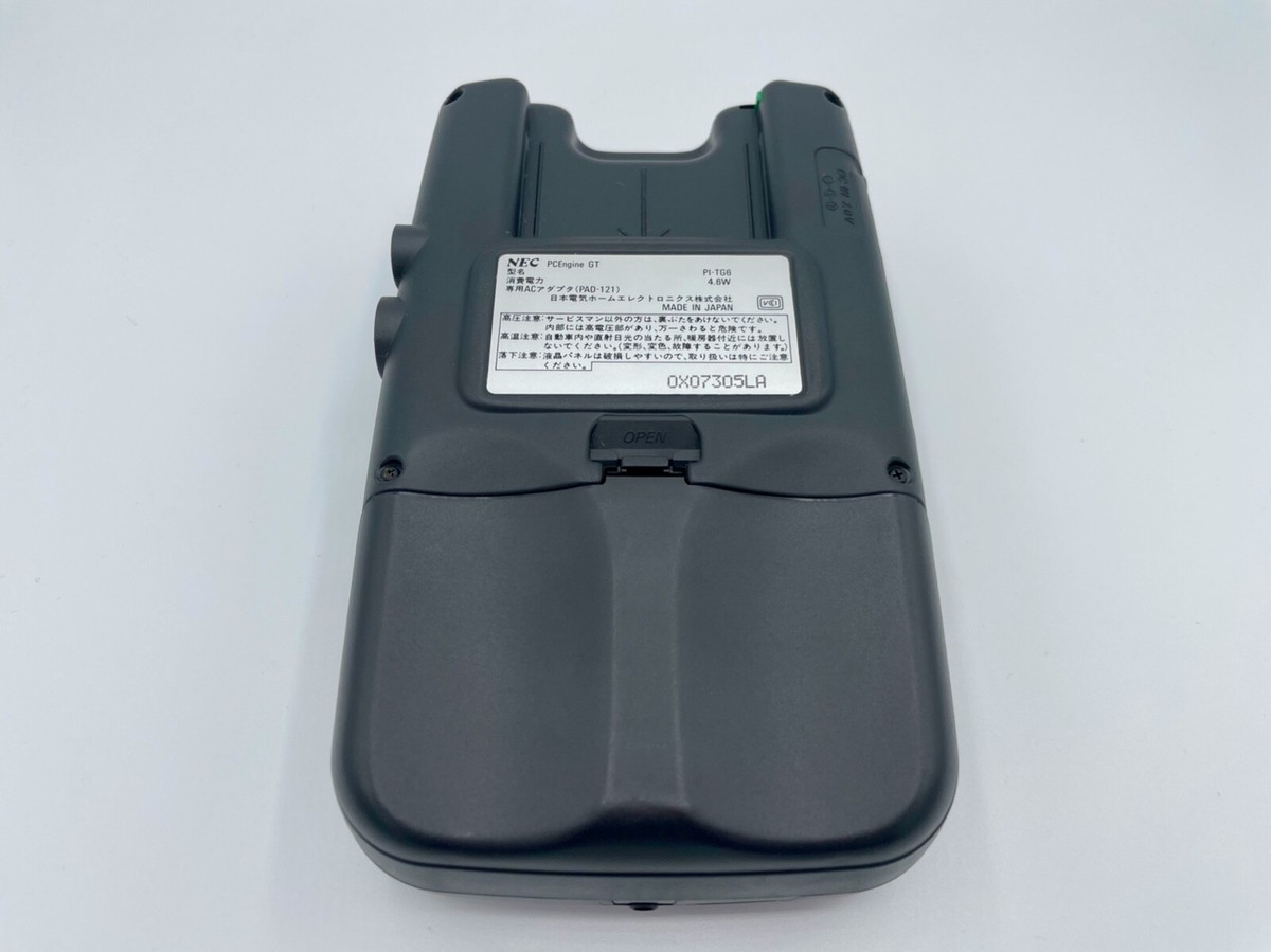 PCエンジンGT NEC PC Engine GT CONSOLE TurboExpress Handheld PI-TG6 RARE