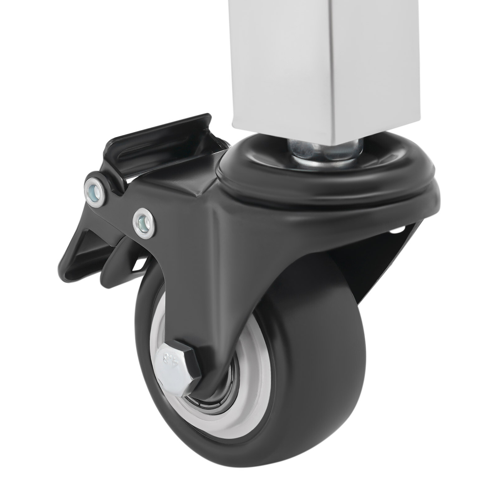 12 Gal Large Mop Bucket W/4 Wheels Drain Hose Plastic Wet Floor Cleaning Buckets