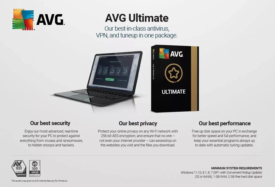 AVG Ultimate 2025 for 1 PC 3 Years for Windows PC - Same Day Email Code - Image 2 of 4