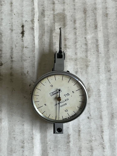 Fowler (England) Dial Test Indicator 0-0.02" (Model T15, 0.0005" Res) 0-10-0