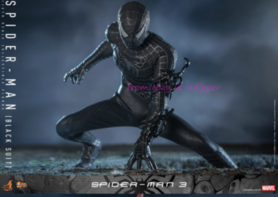 Perefect Hot Toys 1/6 Mms727 Spider-Man (Black Suit) Standard