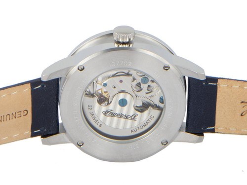 Ingersoll Jazz Automatic Watch, 44 mm, Silver, Moonphase, GMT, I07702 - Picture 10 of 10