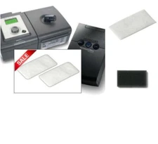 6 Respironics M-Series or Respironics System One  - BONUS 2 FOAM CPAP Filters