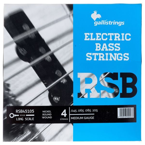 MUTA PER BASSO GALLI STRINGS RSB45105 4 CORDE 045-105