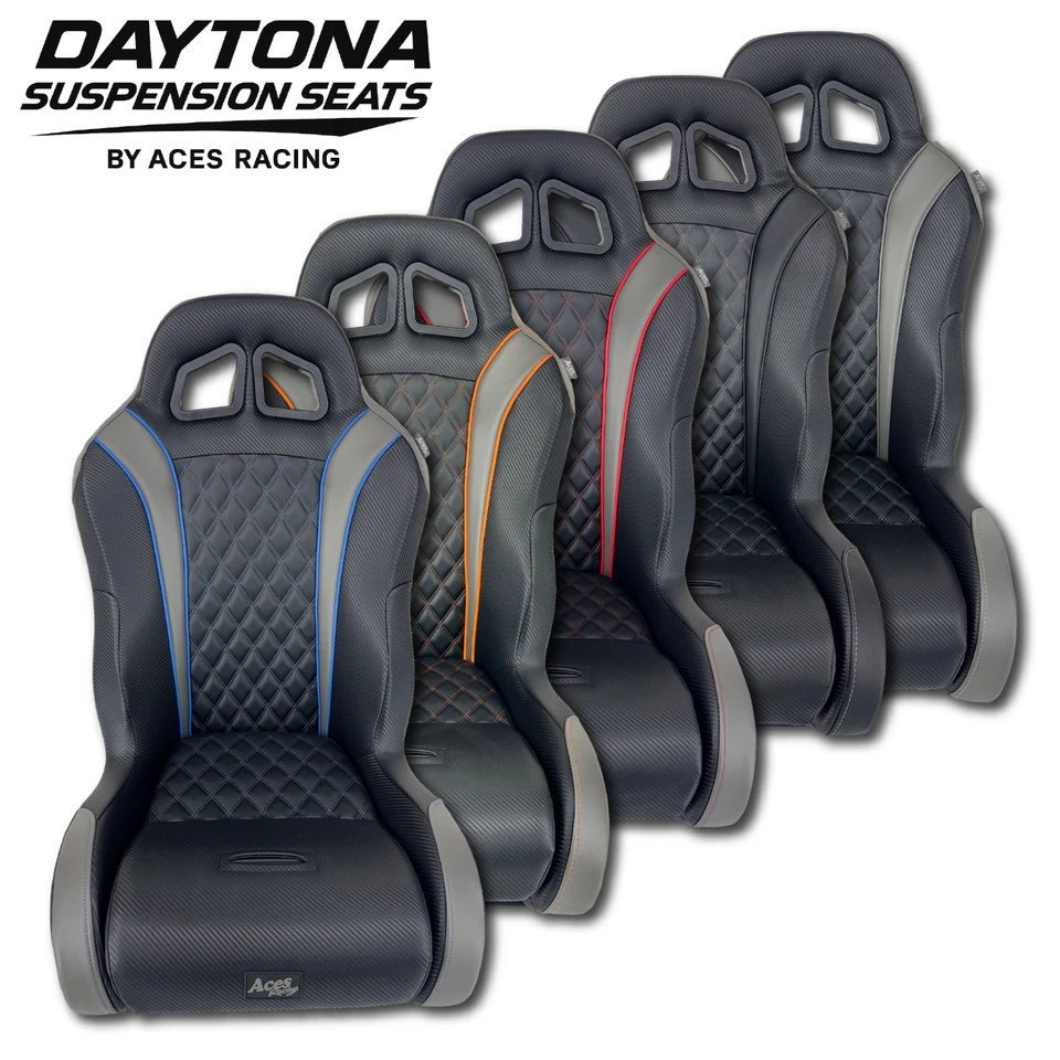 Par de asientos Daytona Blue Carbon Edition-YXZ 1000 Foto 4 de 4