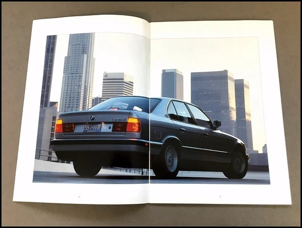 1990 BMW 5-Series 525i 535i 40-page Original Car Sales Brochure Catalog Foto 3 de 4