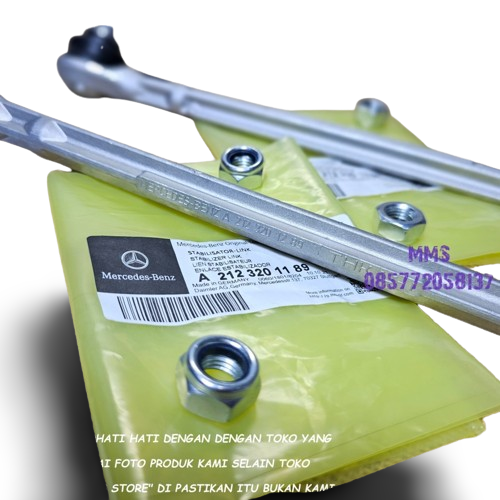 Pair Genuine Mercedes Benz Front Anti Roll Bar Link Rod