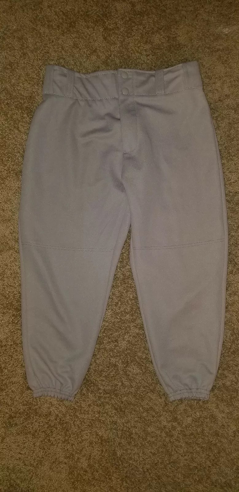 DA Don Alleson Sport Gray Grey Baseball/Softball Pants YL Youth Large