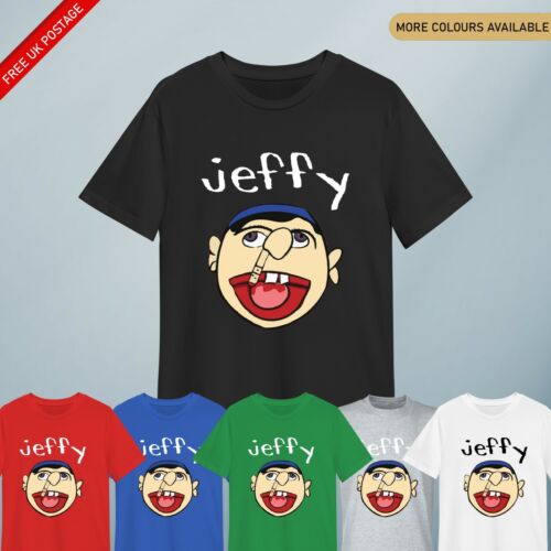 Jeffy Puppet Kids T shirt Funny Youtuber Girls Boys Birthday Top Printed Gifts