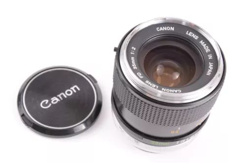 Canon FD 35mm f/2 Concave O lens #Z-27520