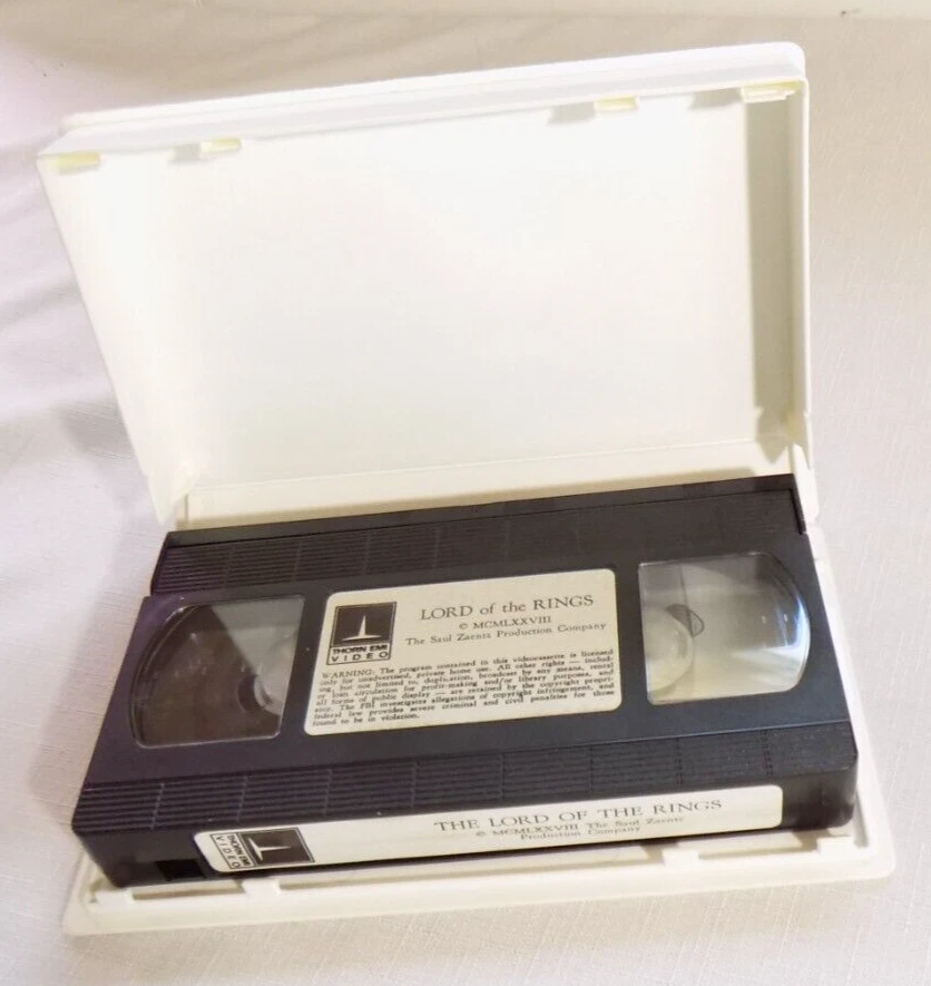 The Lord of The Rings  Cartoon Video VHS 1980s Thorn EMI  JRR Tolkien 1978 NICE - Image 4 of 4