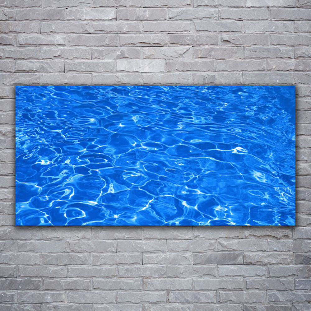 Photo sur toile eau 120x60 cm tableau decoration moderne