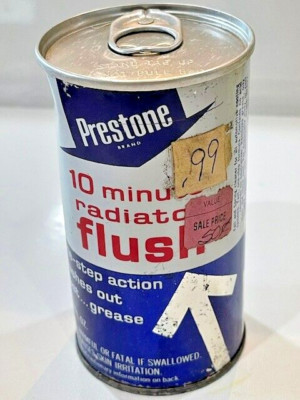 2419B - Prestone 10 Minute Radiator Flush! NOS! Full!