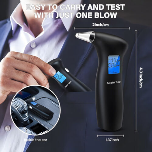 Alkoholtester Testsieger Polizeigenau Promille-Test Atem-Messgerät Mundstücke DE - Bild 14 von 22