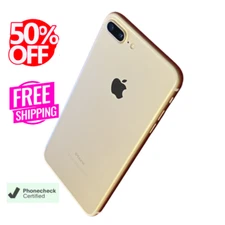 Apple iPhone 7 Plus 128/32GB Jet Black/Silver Battery Good Unlocked AT&T Verizo