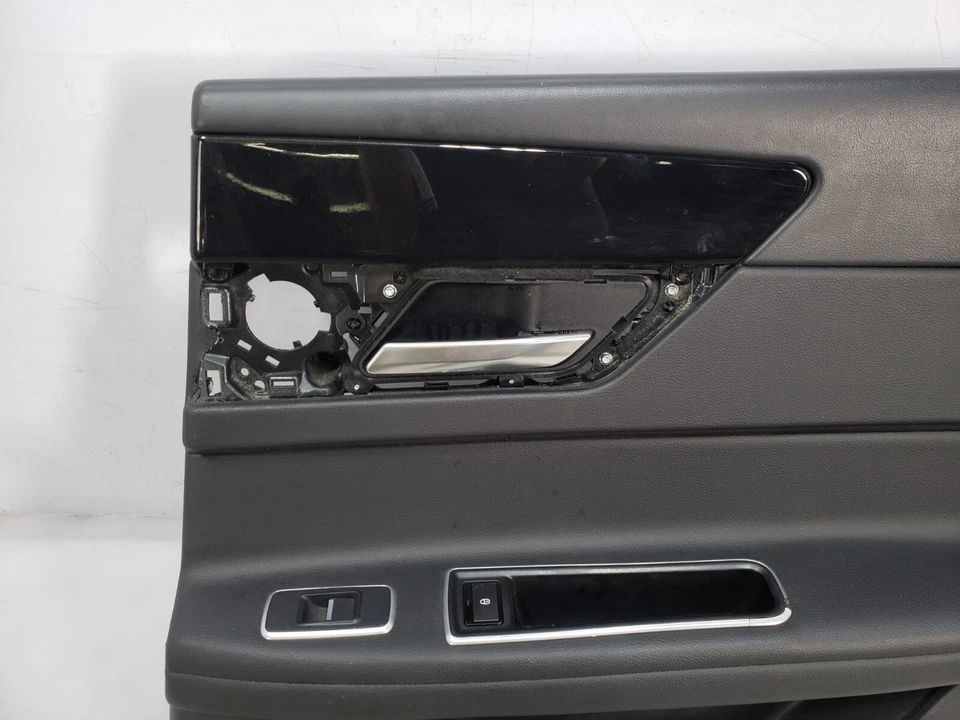 ✅ 16-20 OEM Jaguar XF 25t painel de porta interior traseiro direito passageiro acabamento jato - Imagem 2 de 4