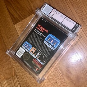 Nintendo NES Hogan's Alley WATA 7.5 Graded CIB Black Box 3-Screw Game 