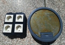 Ackermann Bodentank 21,5 cm Geräteeinsatz +4 Steckdosen