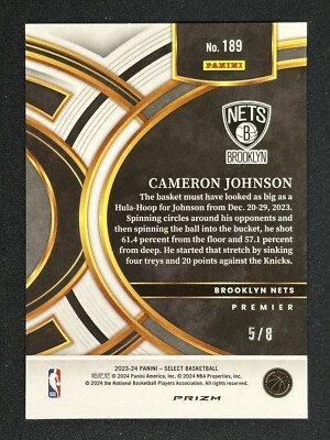 2023-24 Select Basketball Dragon Scale Prizm Premier Cam