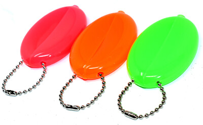 3 Oval Squeeze Purses | Popular Neon Colors | Multi-Purpose Holds Keys & more