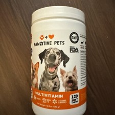 Dog Multivitamin Chews 24-in-1 w/ Glucosamine Probiotics 120ct All Ages