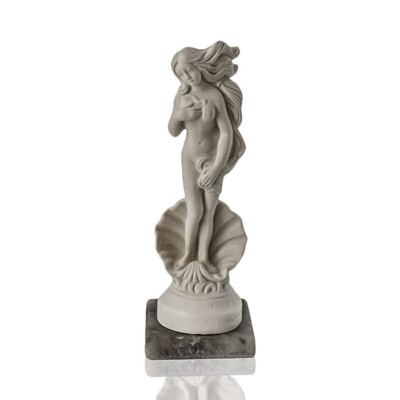 Venus Skulptur Von Botticelli Aus Marmor Pulver Skulptur H. 40CM