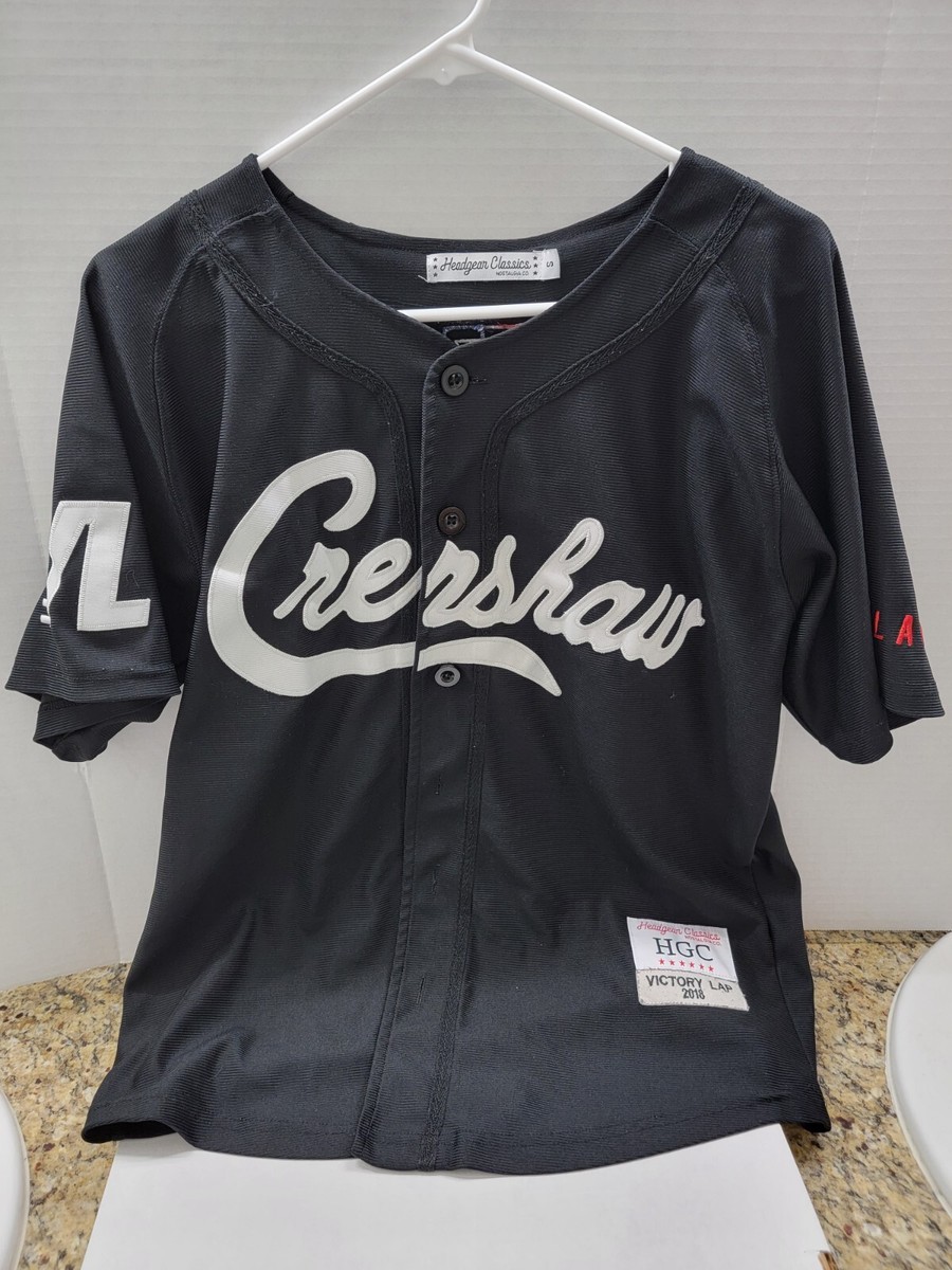 NIPSEY HUSSLE Crenshaw ベースボールユニフォーム LA Nipsey Hussle Crenshaw Victory Lap Baseball Jersey Mens Size