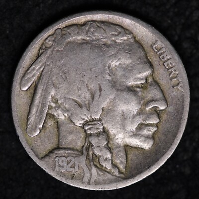 1921 Buffalo Indian Head Nickel GOOD / VG *SHARP FULL DATE* FREE SHIPPING!