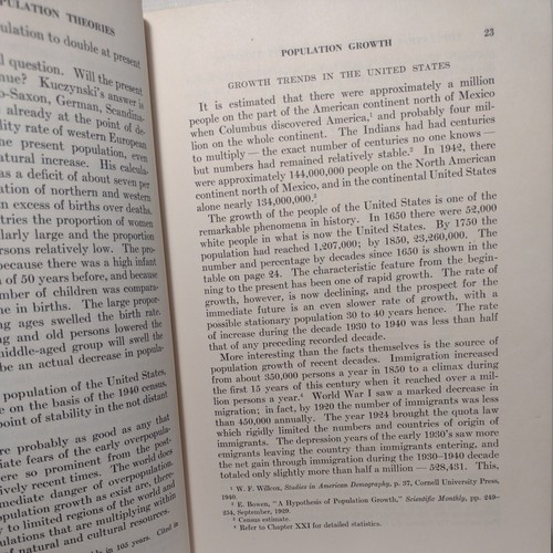 Population Problems: A Cultural Interpretation by Paul Landis -1943 Hardcover - Picture 14 of 16