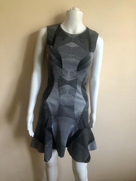 Women Diane Von Furstenberg Dress Grey 34 / XS /