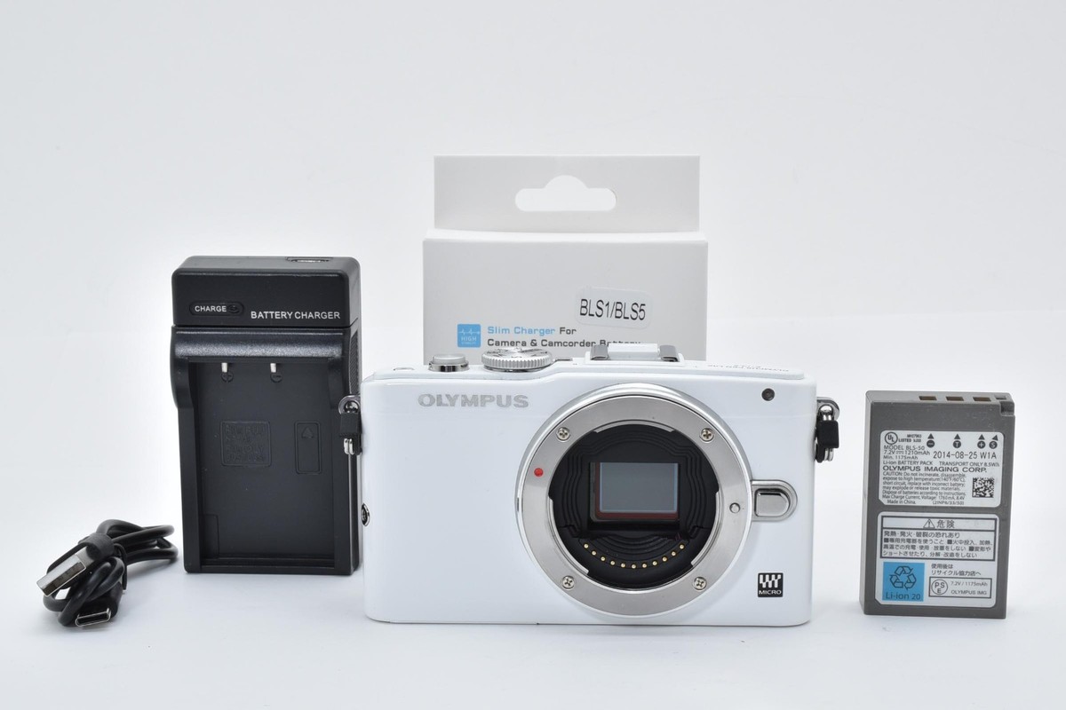 Olympus PEN E-PL5 16.1MP Digital SLR Camera - White (Body Only