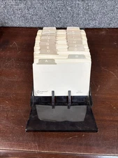 Vge~Rolodex-LIKE~3x5~A-Z Dividers File System With Blank Index Cards