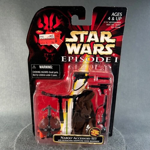 Star Wars Episode 1 Phantom Menace Naboo Accessory Set 1998 Hasbro Vintage