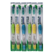 590P GUM Technique Complete Care Toothbrush, Adult, Bulk Lot, FULL Soft 6-Pack