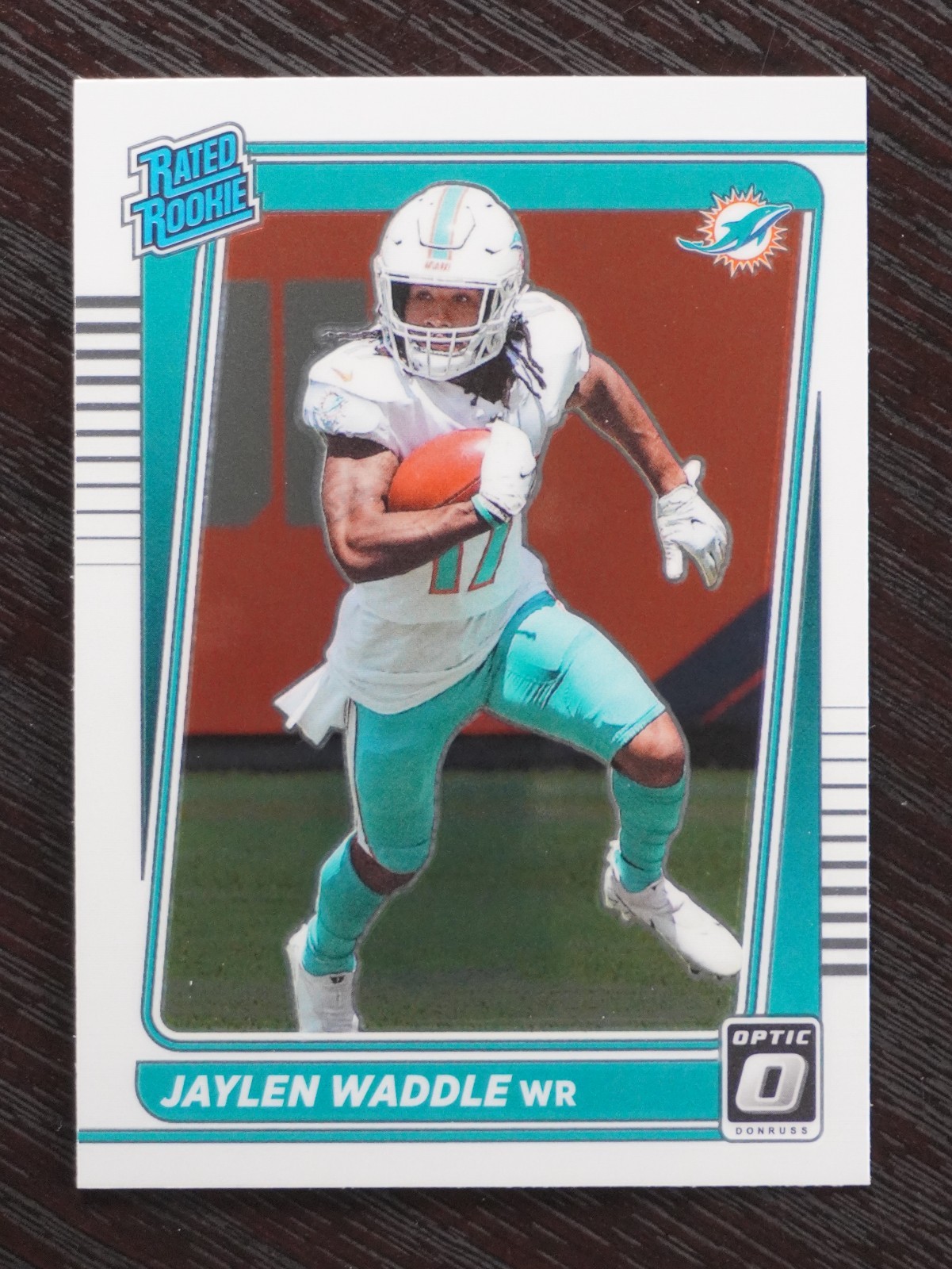 2021 Panini Donruss Optic Jaylen Waddle RC Rated #208 Dolphins Rookie