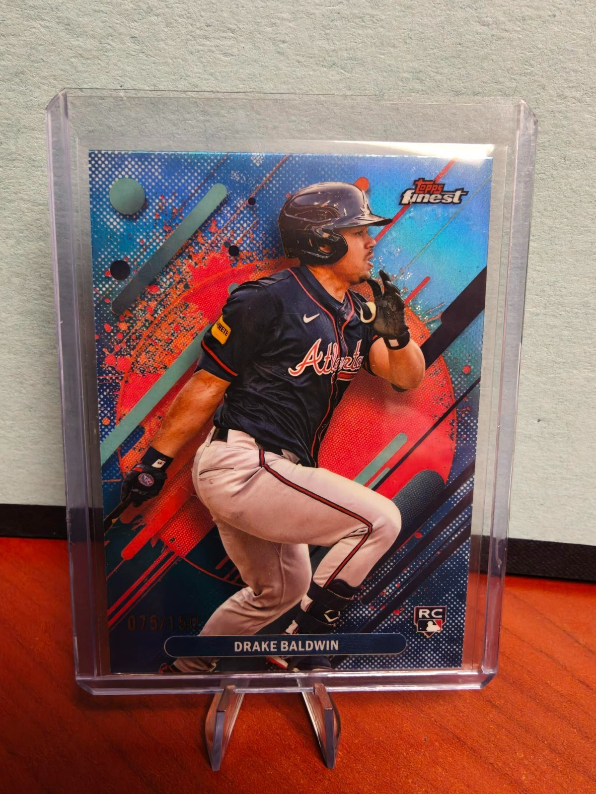 DRAKE BALDWIN 2025 Topps Finest Rare #287 Sky Blue Refractor Rookie RC #075/150