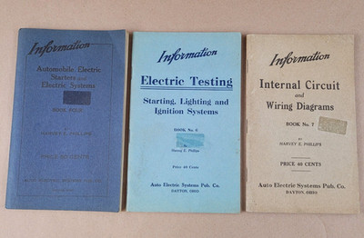Auto Electric Systems Information Starting Lighting Ignition Wiring Booklets