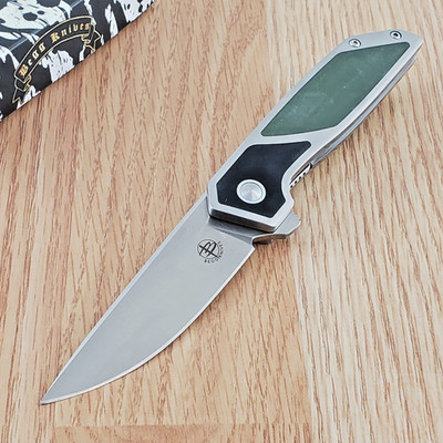 Begg Knives Diamici Folding Knife 3'' D2 Tool Steel Blade With G10 / Steel Handle