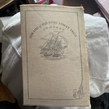 The log of the state street trust company 1926 + pamphlet see descr.