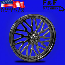 Black Chrome Harley Touring 21" Front Wheel * Mission * *Made in the USA*
