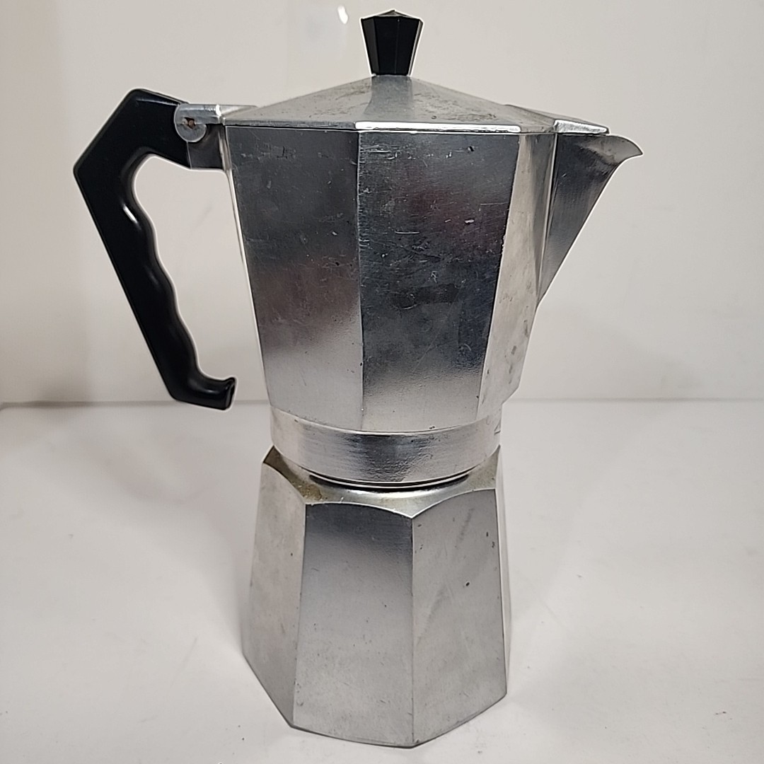 Stove Top Moka Pot Made In Italy 8" Tall
