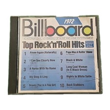 Billboard Top Rock & Roll Hits: 1972 by Various Artists CD, Jan-1989