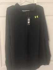 Men's UA Under Armour 1/2 Zip Tech Muscle Pullover Long Sleeve SizeXL NWT
