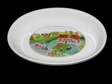Villeroy & Boch Vilbofour Naif Village Oval Baking Casserole Dish 12.5" x 8"