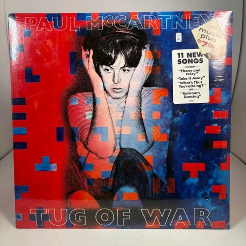 Paul Mccartney Tug Of War Sealed First 1982 US Vinyl LP Hype Sticker Beatles