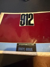 1967 Porsche 912 #W32e Edition XI/66 Owner's Driver's Manual #722