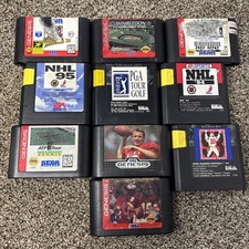 Sega Genesis Sports Game Lot Tested Lot Of 10 Classics